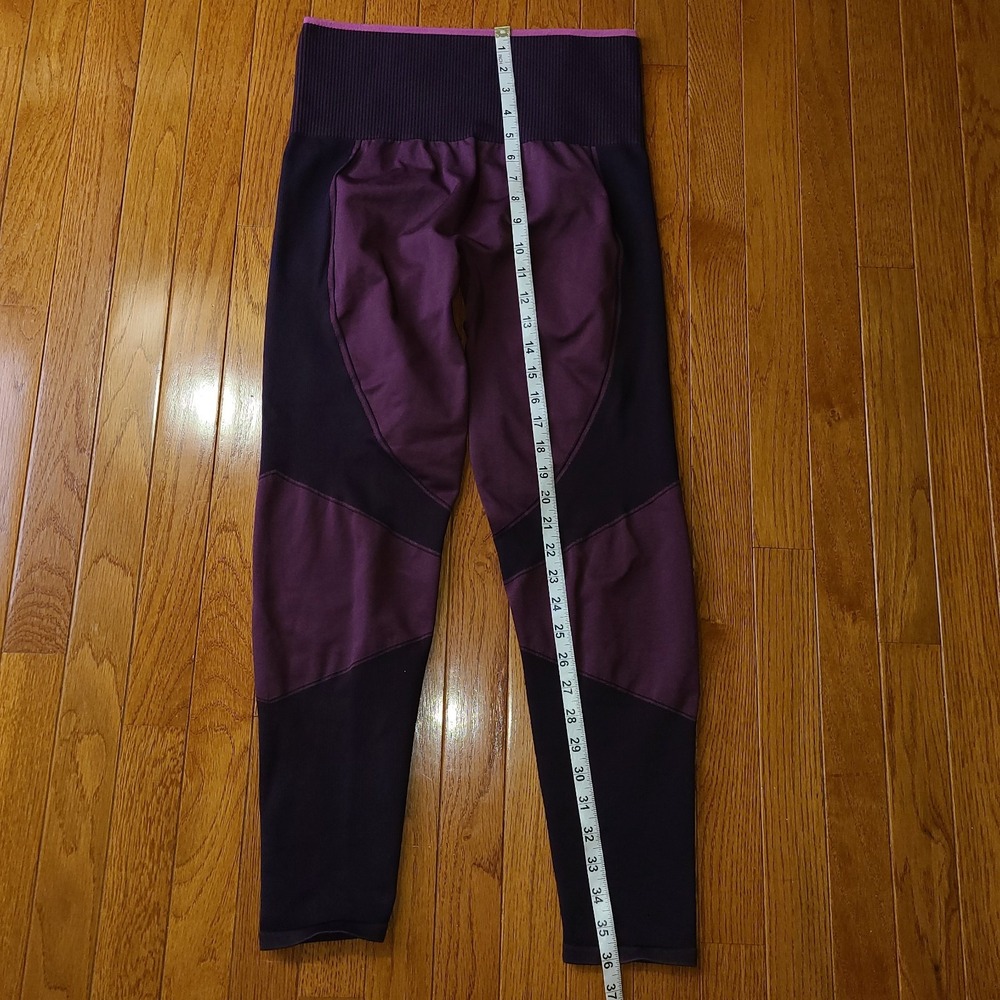 NWOT ThirdLove High Rise Purple Flex Seamless Compression Leggings XL Nylon Mix - Picture 4 of 7